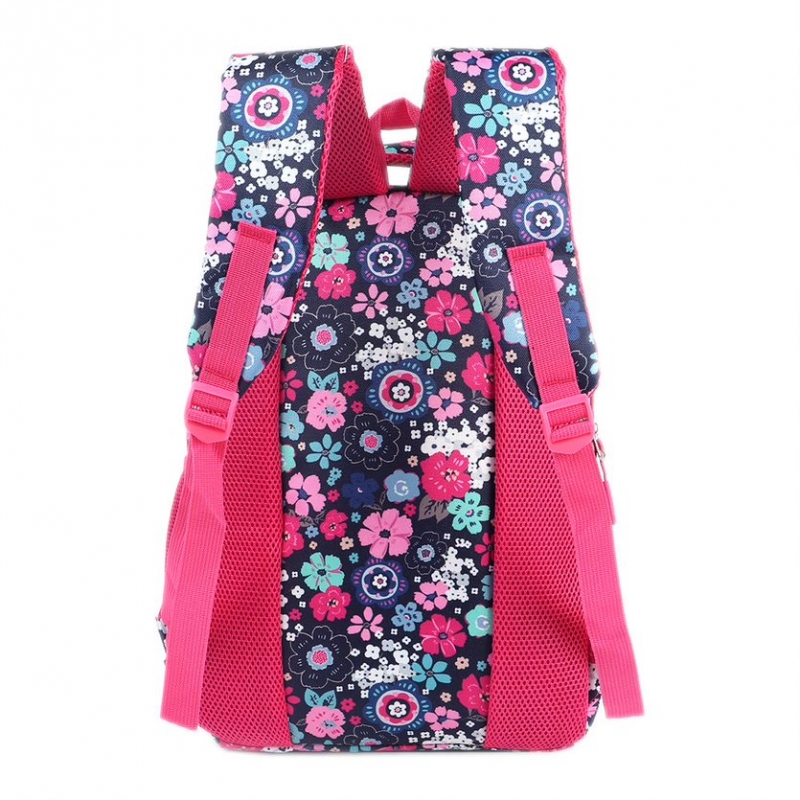 Ghiozdan scolar mare - Floricele