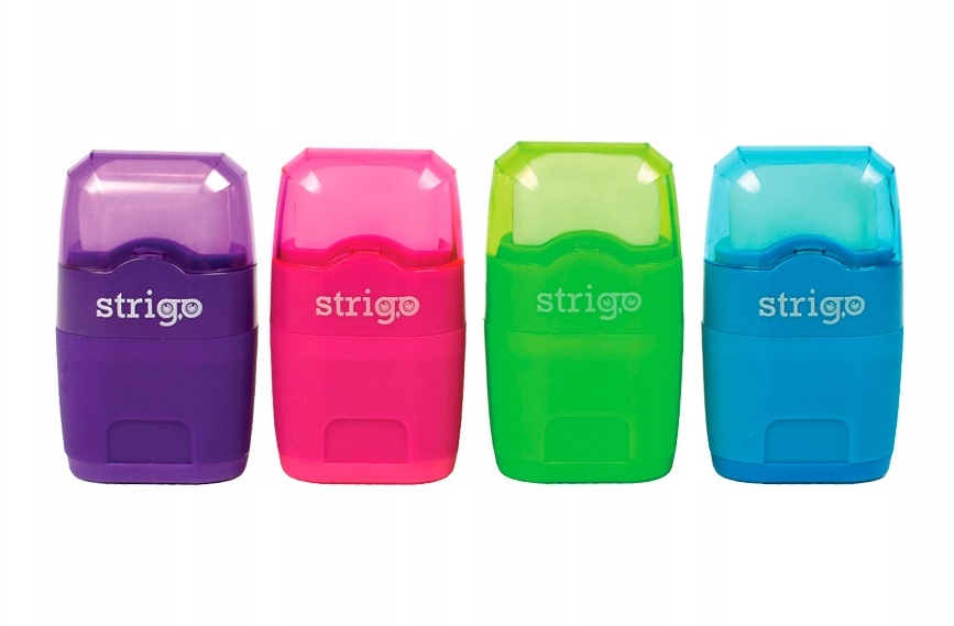 Ascutitoare dubla cu radiera - 6 culori