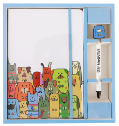 Set carnet si pix - Stay Pawsitive