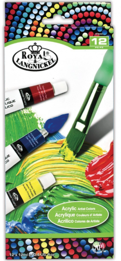 Set 12 culori acrilice - R&L