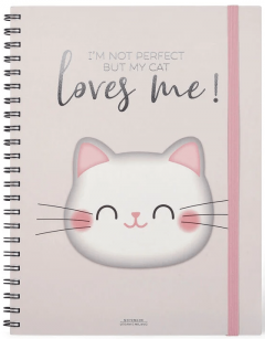 Carnet - 3in1 - A4, Maxi, Spiral - Kitty