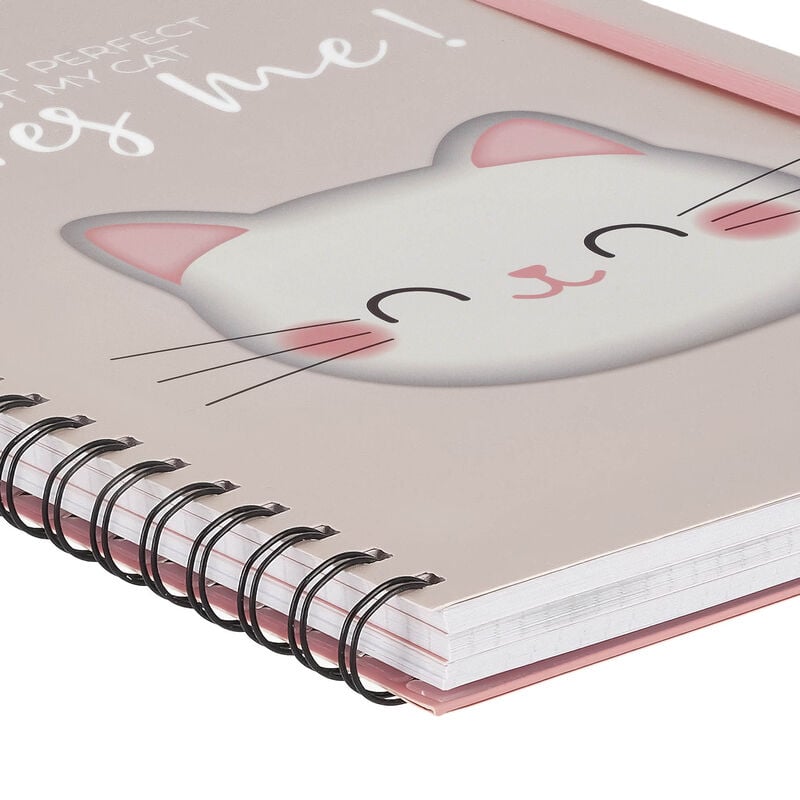 Carnet - 3in1 - A4, Maxi, Spiral - Kitty