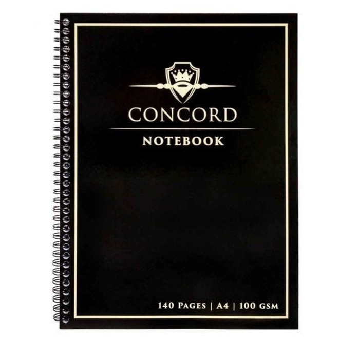 Caiet A4 dictando cu spirala - Concord