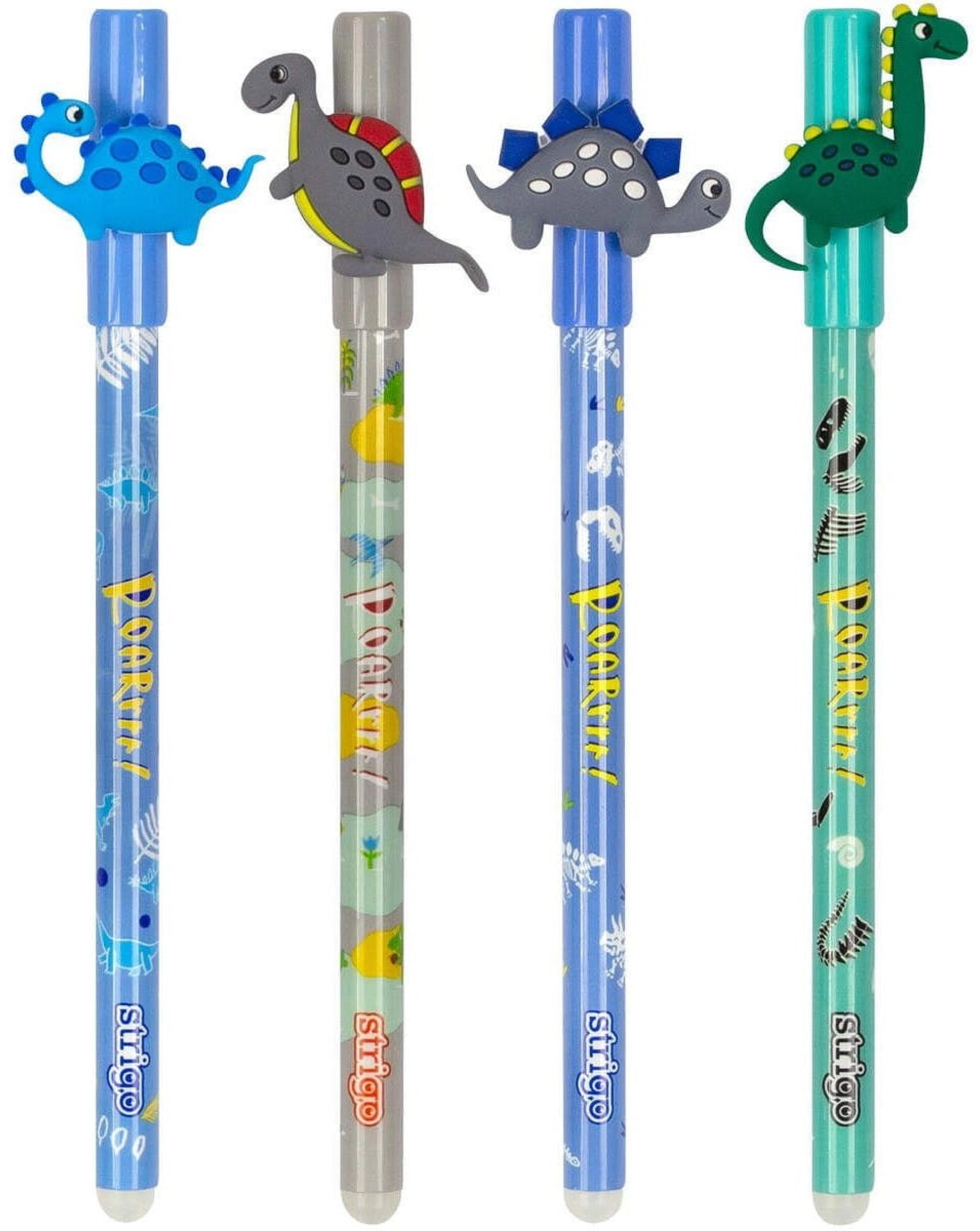 Pix cerneala cu stergere - Dinozauri - 4 modele