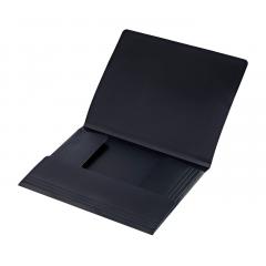 Mapa A4 Strigo, cu elastic - Negru thumbnail