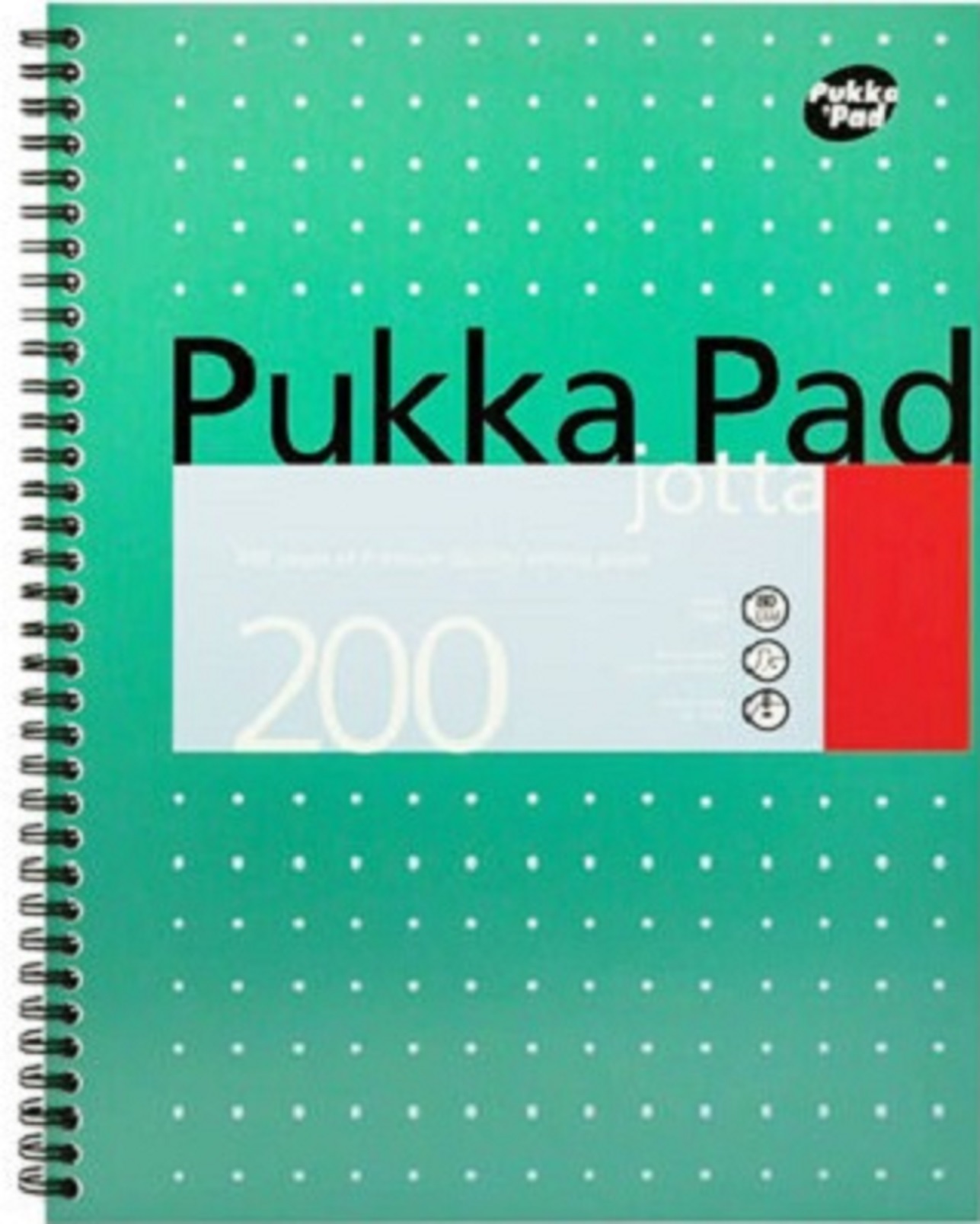 Caiet A4 cu spirala - Metallic Jotta 