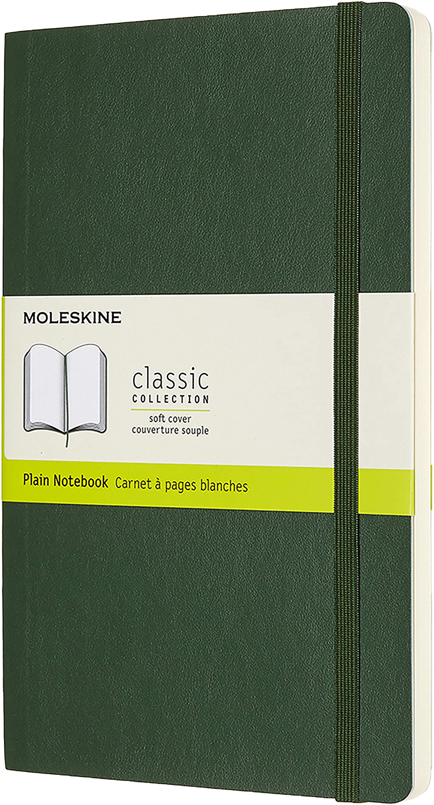Carnet - Moleskine Classic - Large, Soft Cover, Plain - Myrtle Green