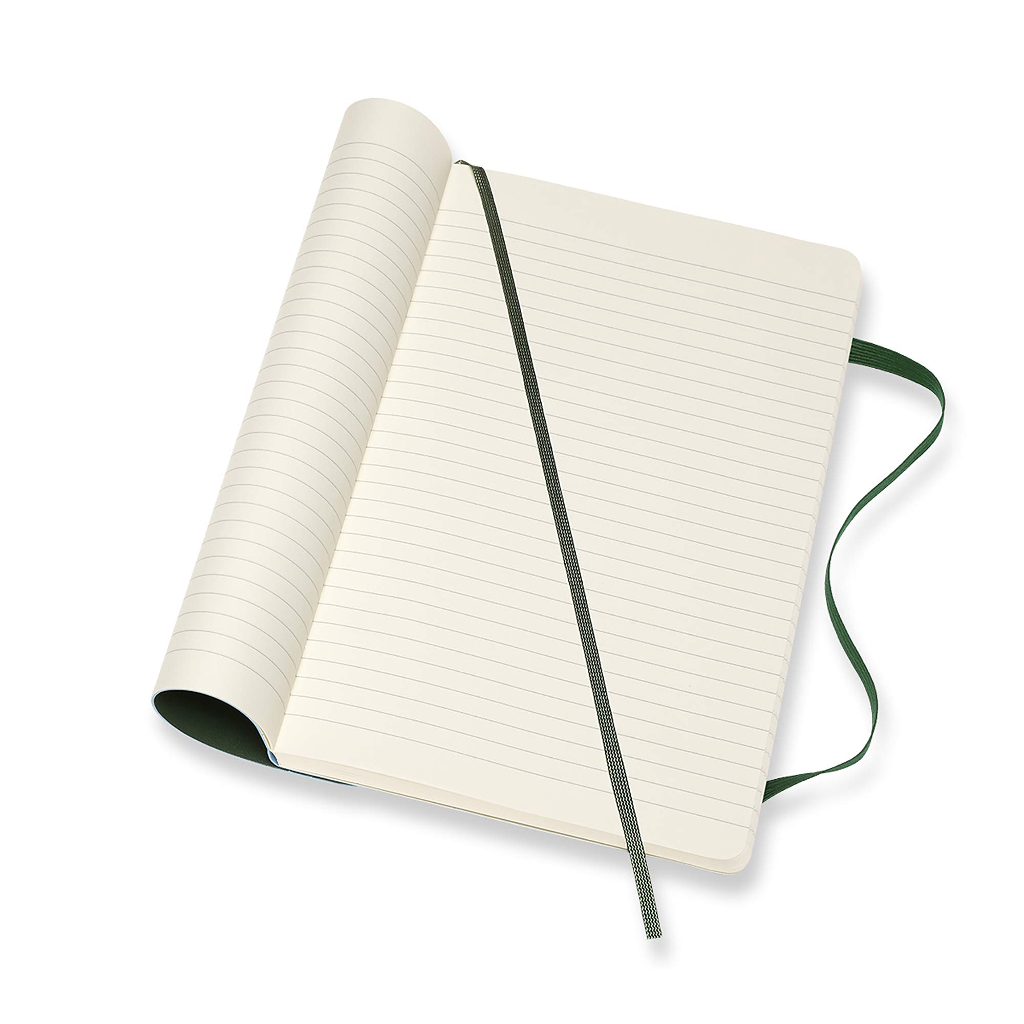 Carnet - Moleskine Classic - Large, Soft Cover, Ruled - Myrtle Green