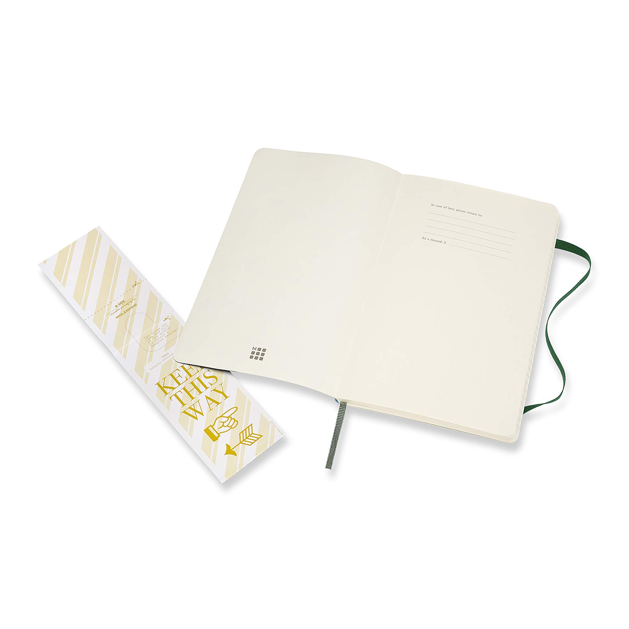 Carnet - Moleskine Classic - Large, Soft Cover, Ruled - Myrtle Green