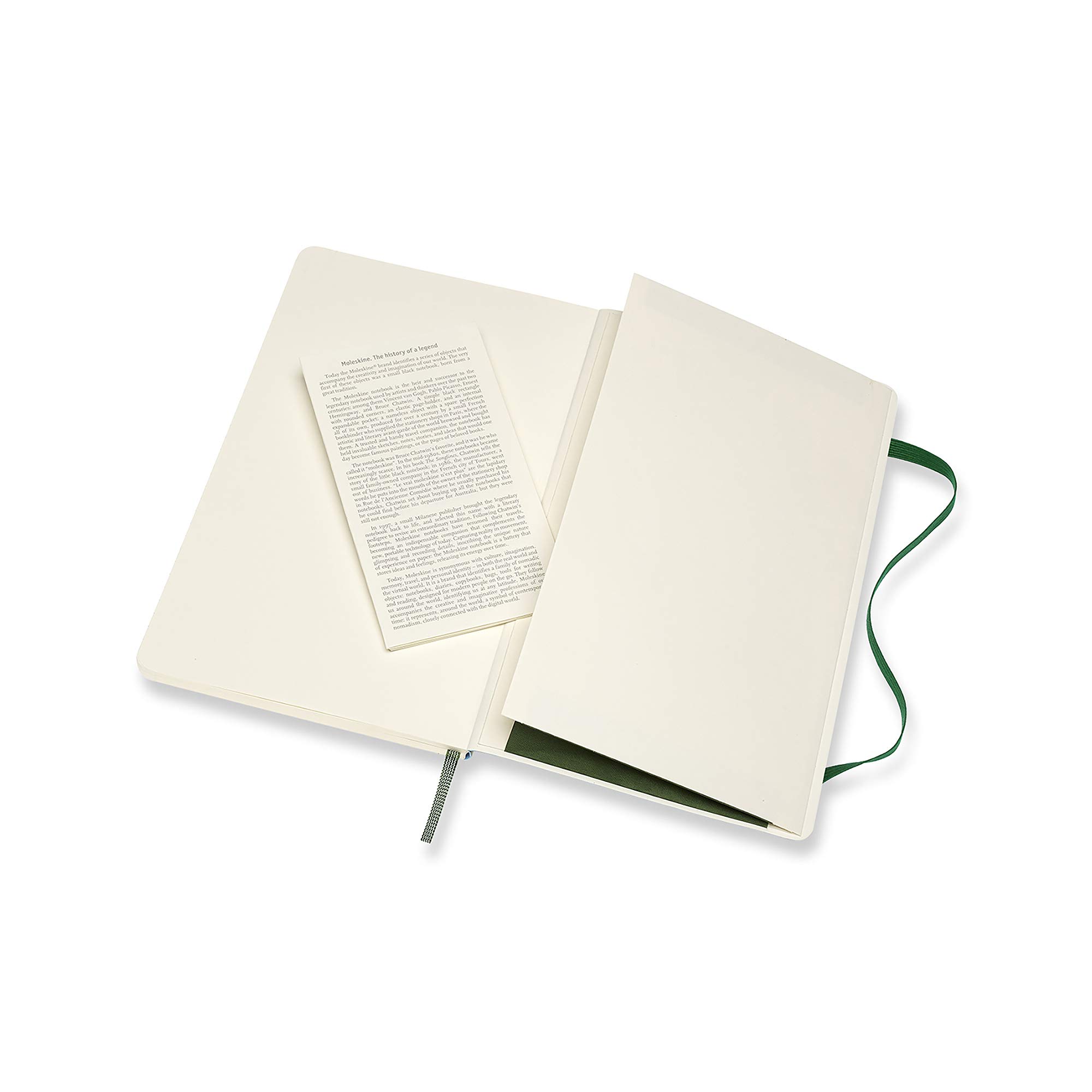 Carnet - Moleskine Classic - Large, Soft Cover, Ruled - Myrtle Green