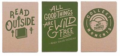 Set carnet - Read Outside