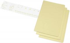 Set 3 jurnale - Moleskine Cahier - Cardboard Cover, Large, Ruled - Tender Yellow thumbnail