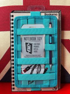 Suport elastic pentru carnet - Tidy - Turquoise