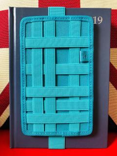 Suport elastic pentru carnet - Tidy - Turquoise thumbnail