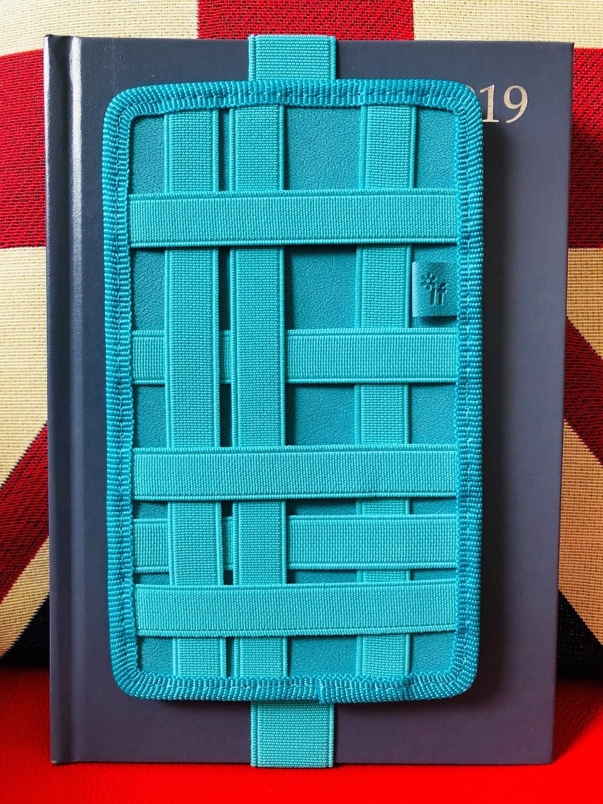 Suport elastic pentru carnet - Tidy - Turquoise