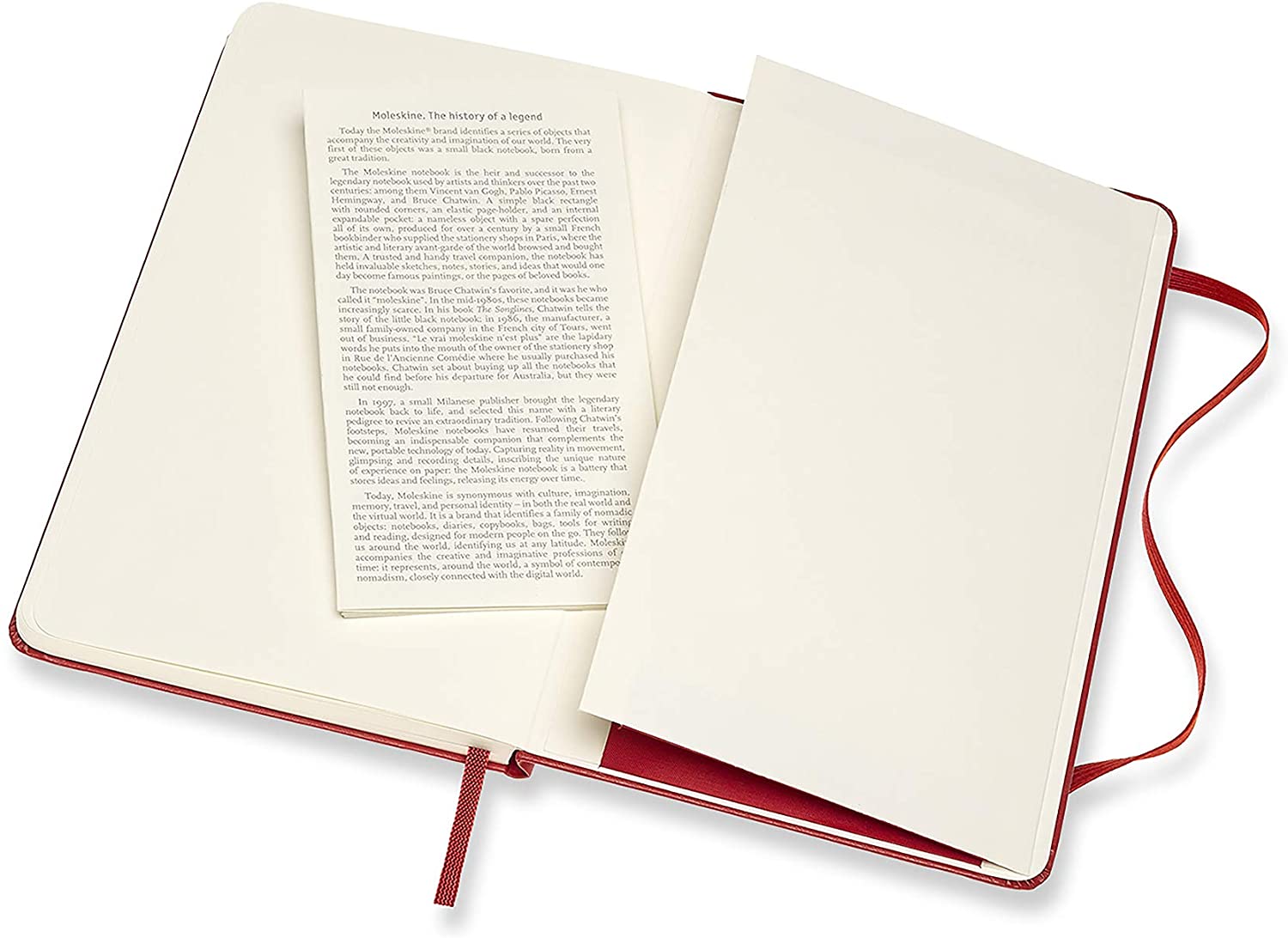 Carnet Moleskine - Classic Dotted Hardcover Notebook Medium - Scarlet Red