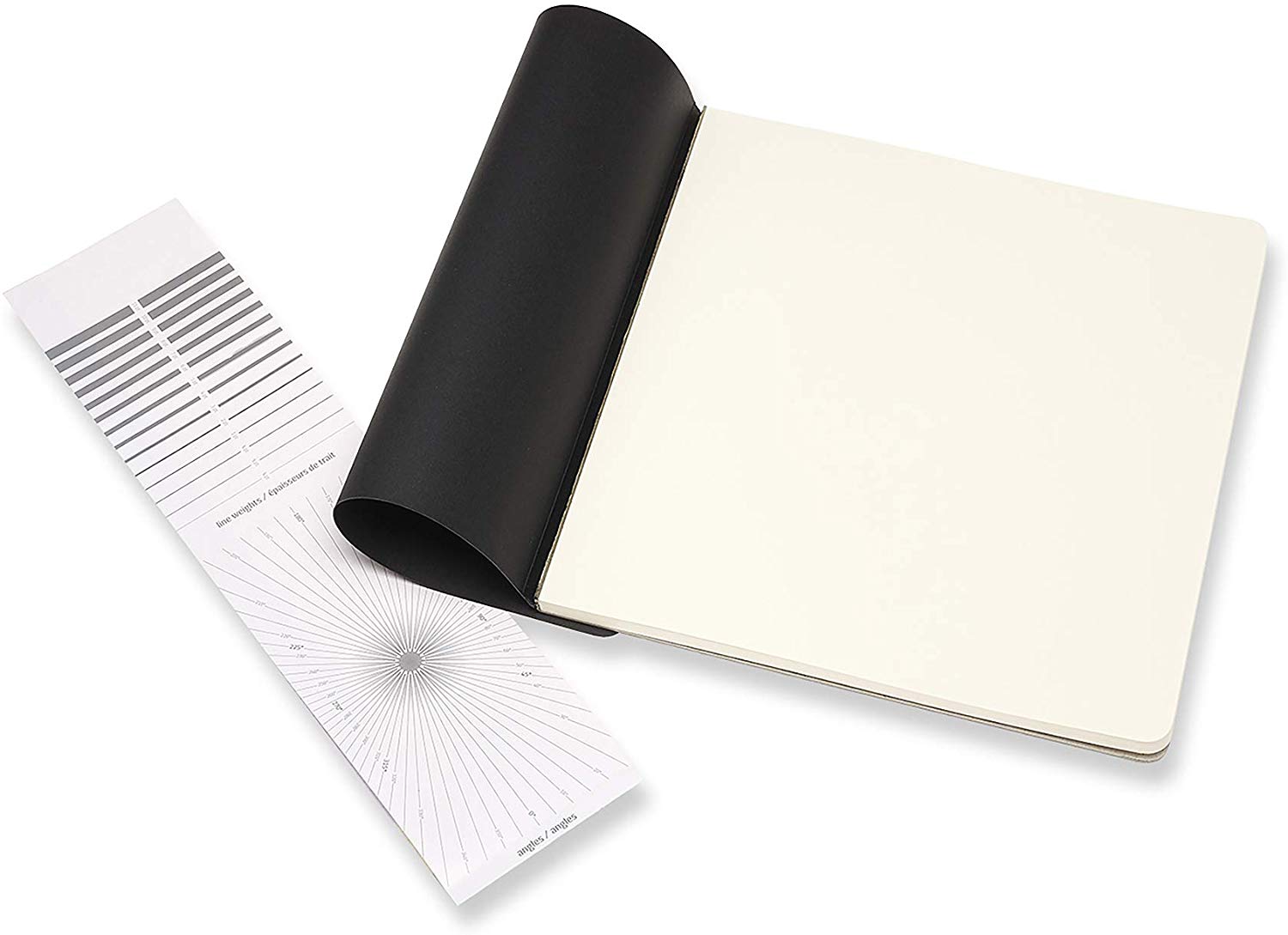 Carnet schite - Moleskine Art - Square, Plain - Black