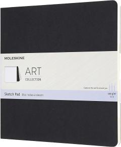 Carnet schite - Moleskine Art - Square, Plain - Black thumbnail