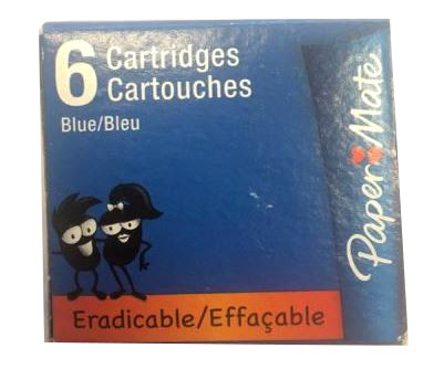 Set 6 cartuse cerneala albastra