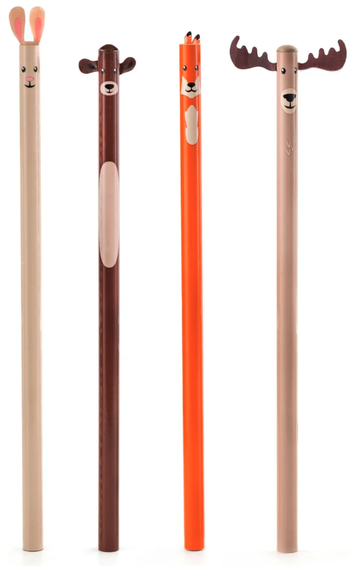 Set 4 creioane - Woodland