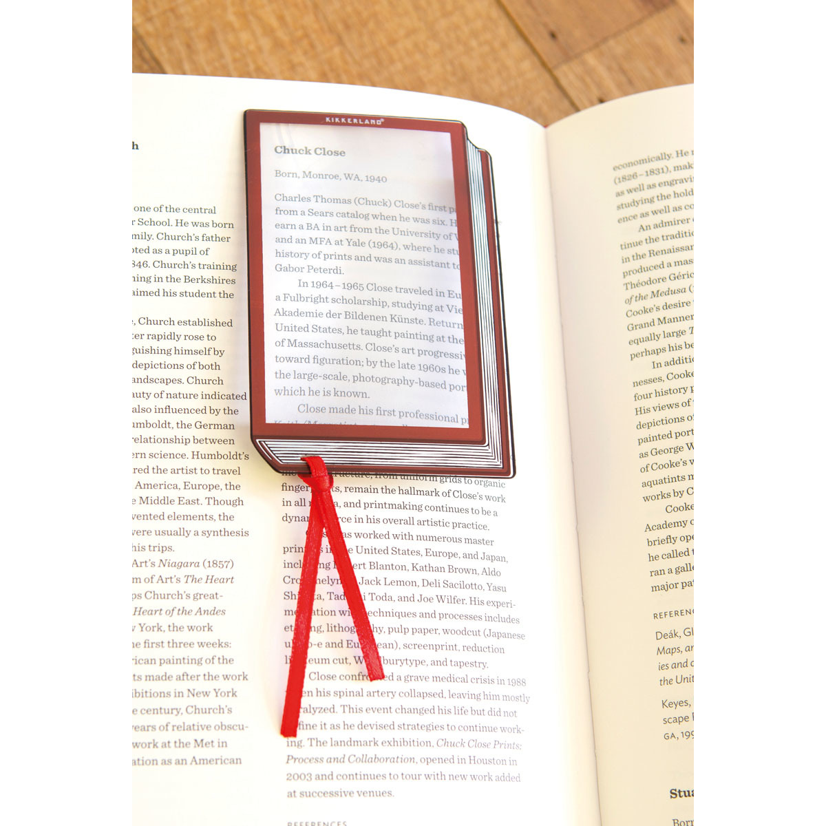 Semn de carte - Fresnel, Magnifier - Book