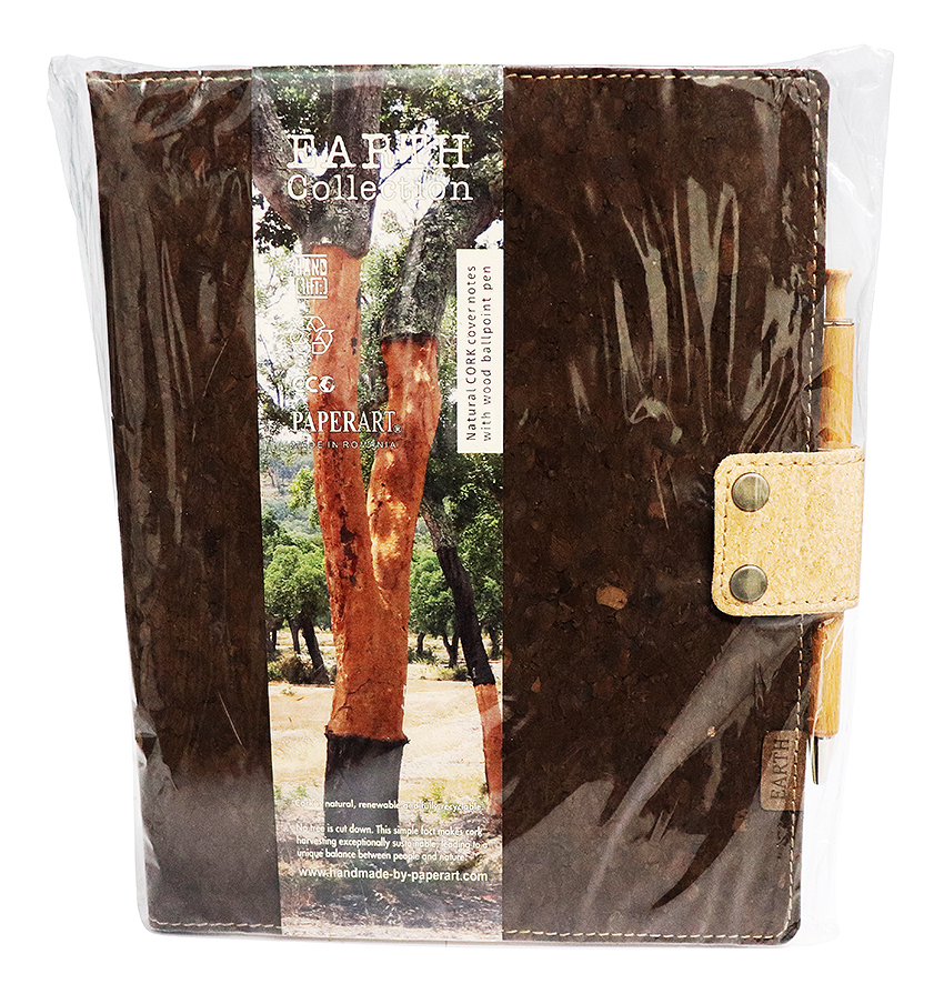 Set carnet si pix - Real Cork Duo Color