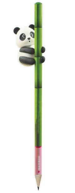 Creion cu radiera - Panda - I Love Bamboo