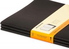 Set 3 caiete - Moleskine Cahier - X-Large, Ruled - Black thumbnail