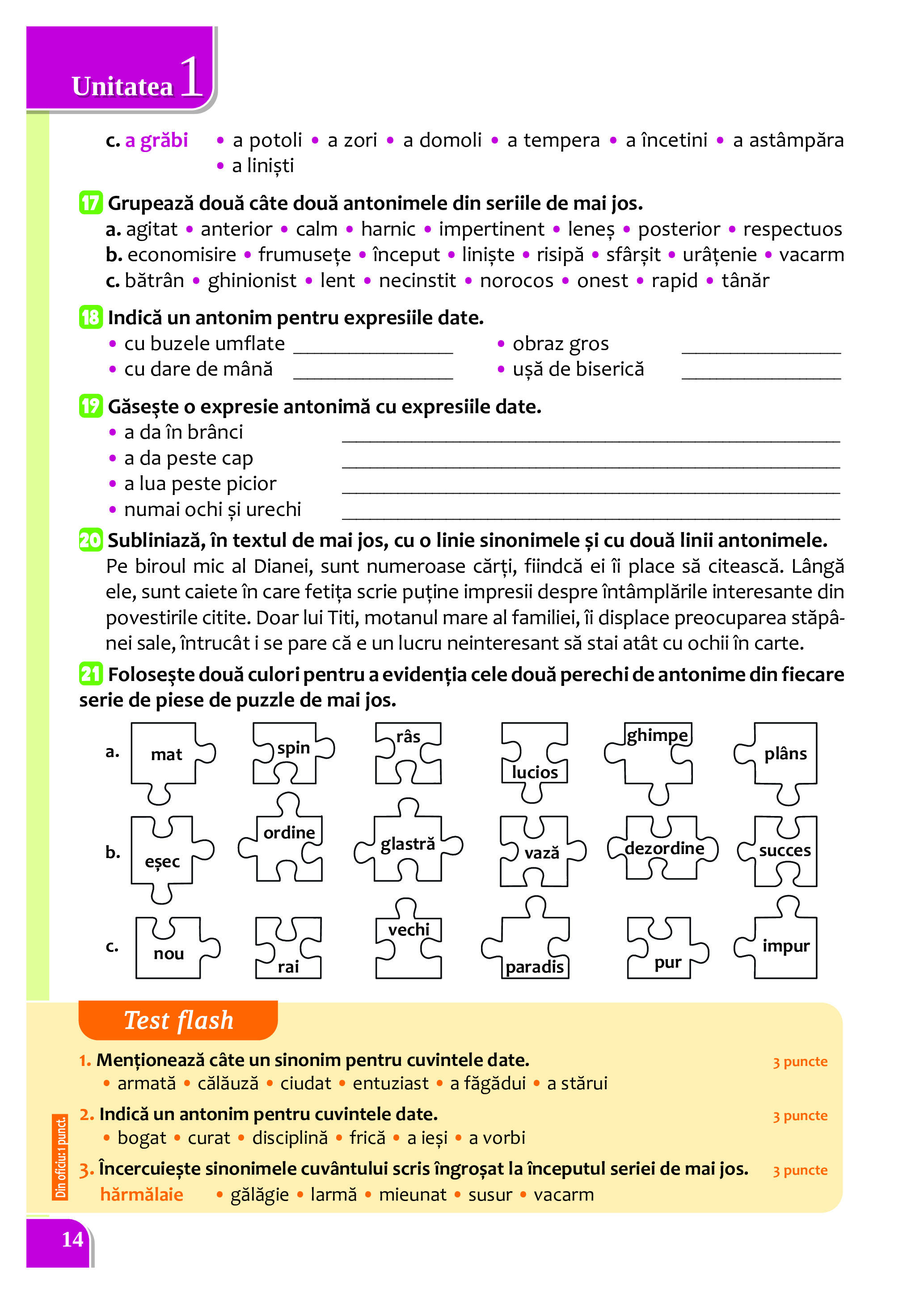 Cartea mea de Gramatica - Clasa a VI-a