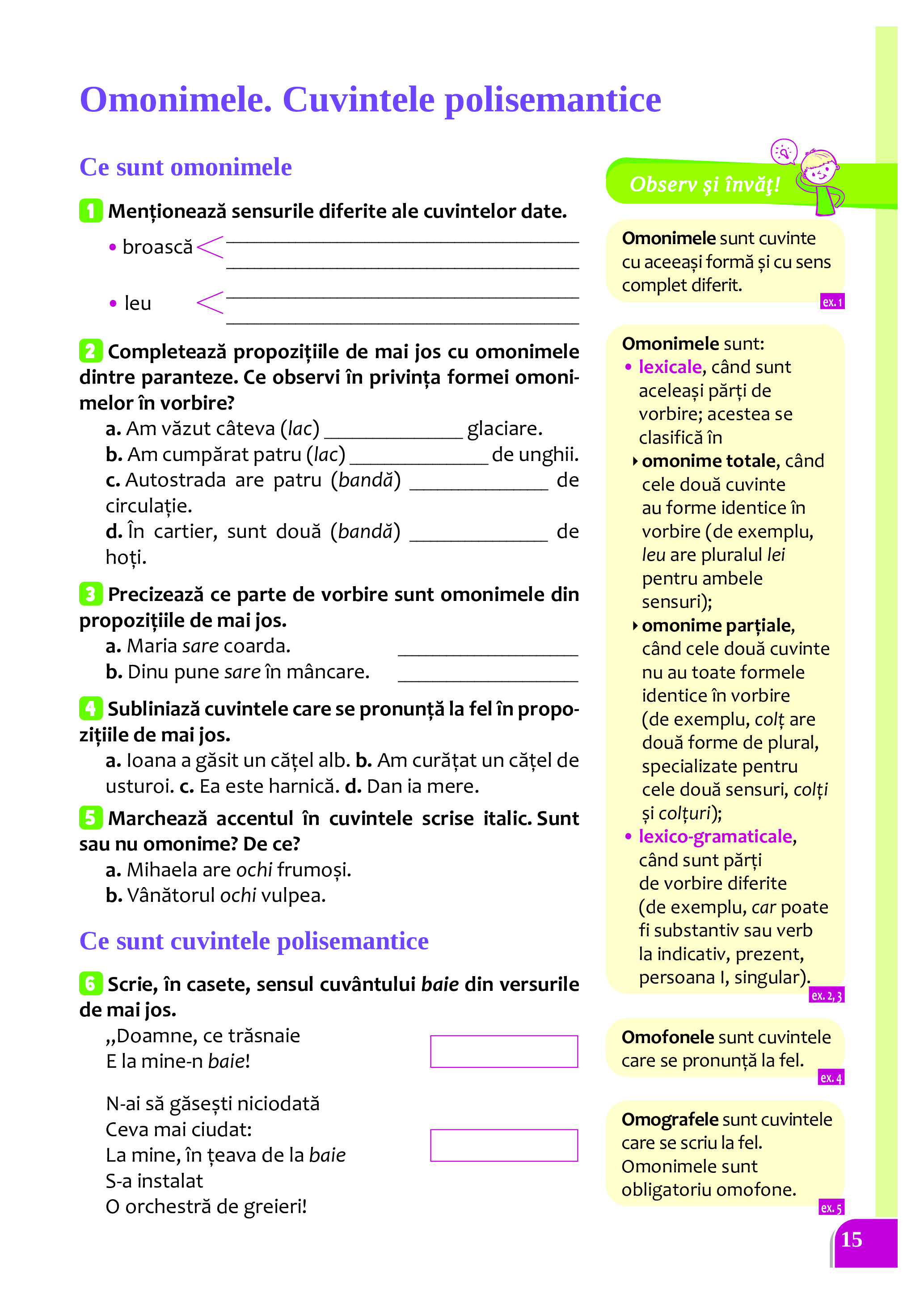 Cartea mea de Gramatica - Clasa a VI-a