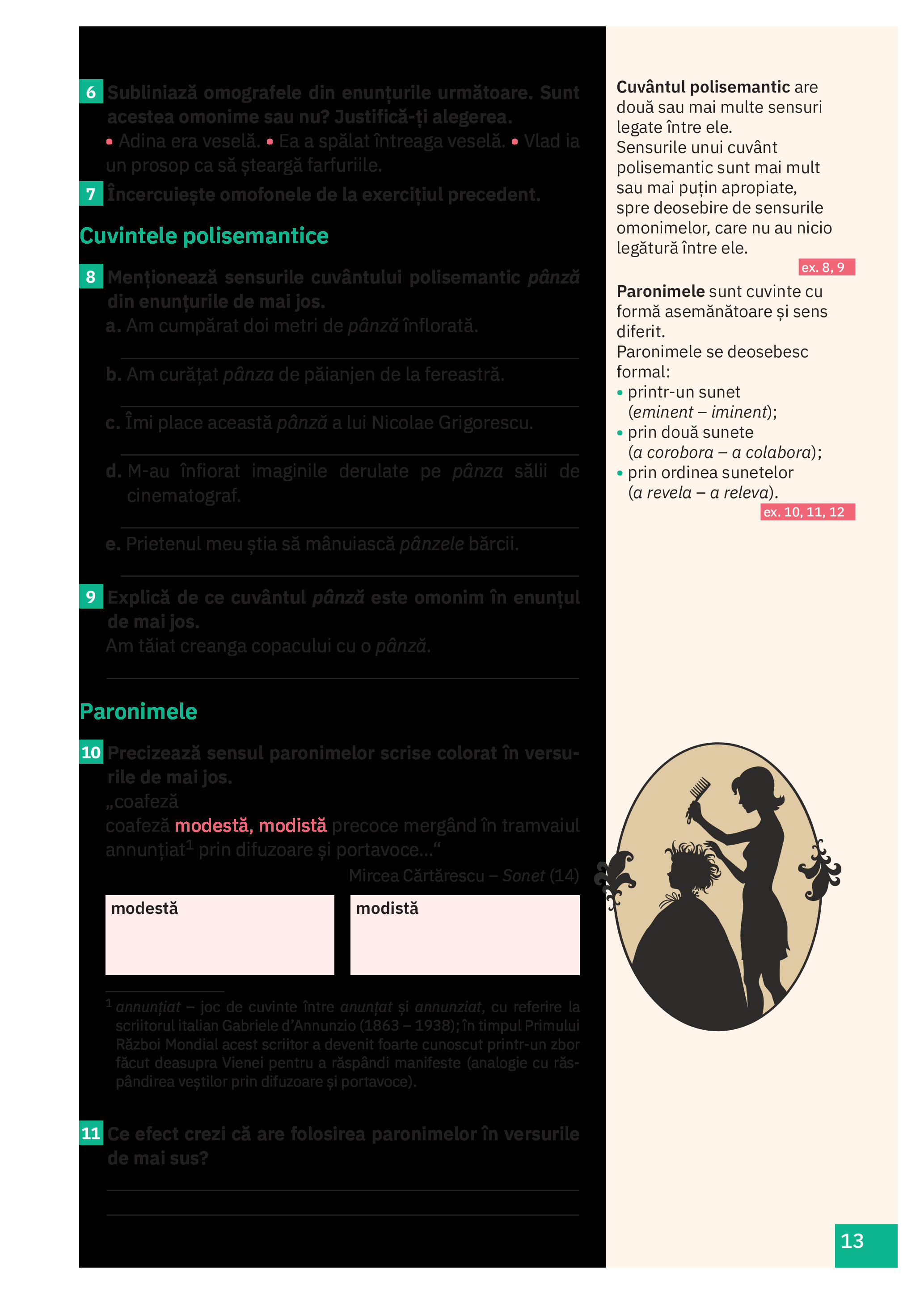 Cartea mea de Gamatica - Clasa a VIII-a