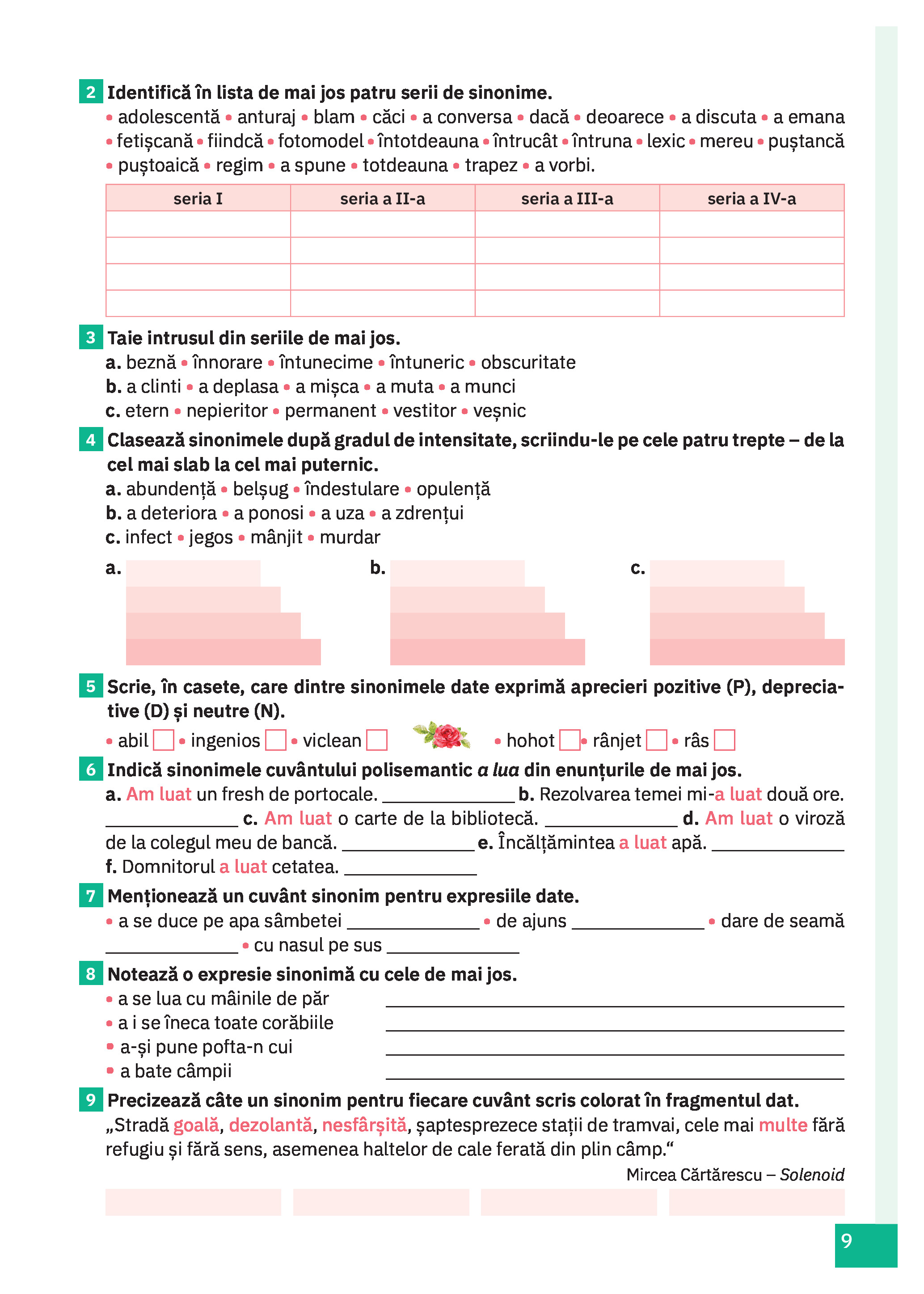 Cartea mea de Gamatica - Clasa a VIII-a