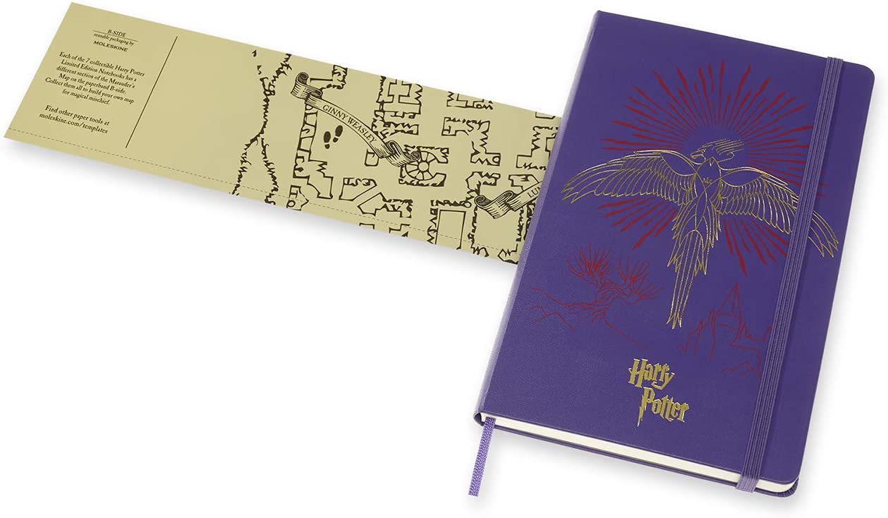Carnet - Moleskine - Harry Potter - Pheonix - Geranium Violet