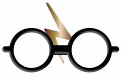 Insigna - Harry Potter - Glasses and Scar