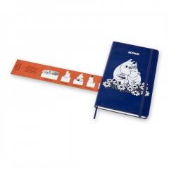 Carnet - Moleskine Moomin Limited Edition Ruled Notebook - Large, Hard Cover - Blue thumbnail