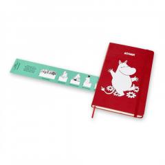 Carnet - Moleskine Moomin Limited Edition Ruled Notebook - Large, Hard Cover - Red thumbnail