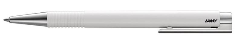 Pix cu mecanism Logo 204 M+ accesorii metal shiny white