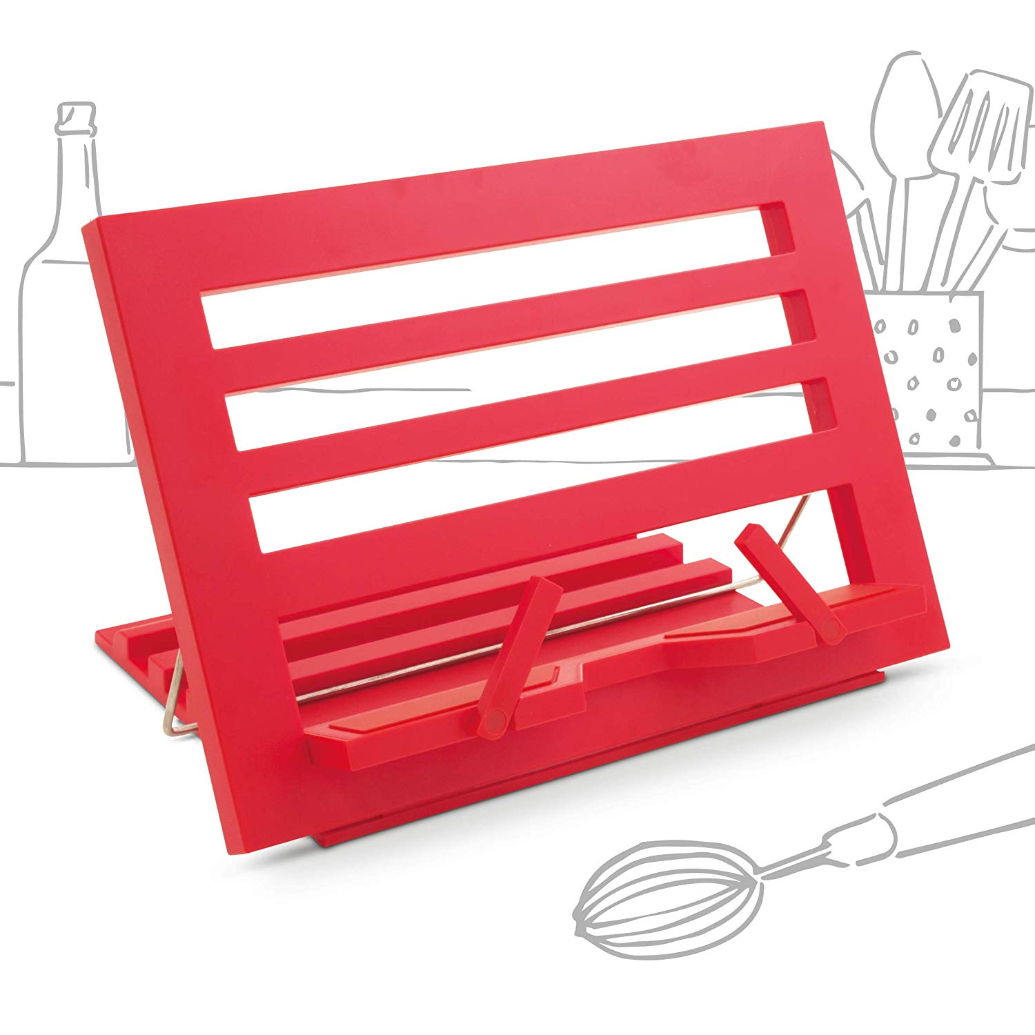 Suport pentru carte - Chilli Red