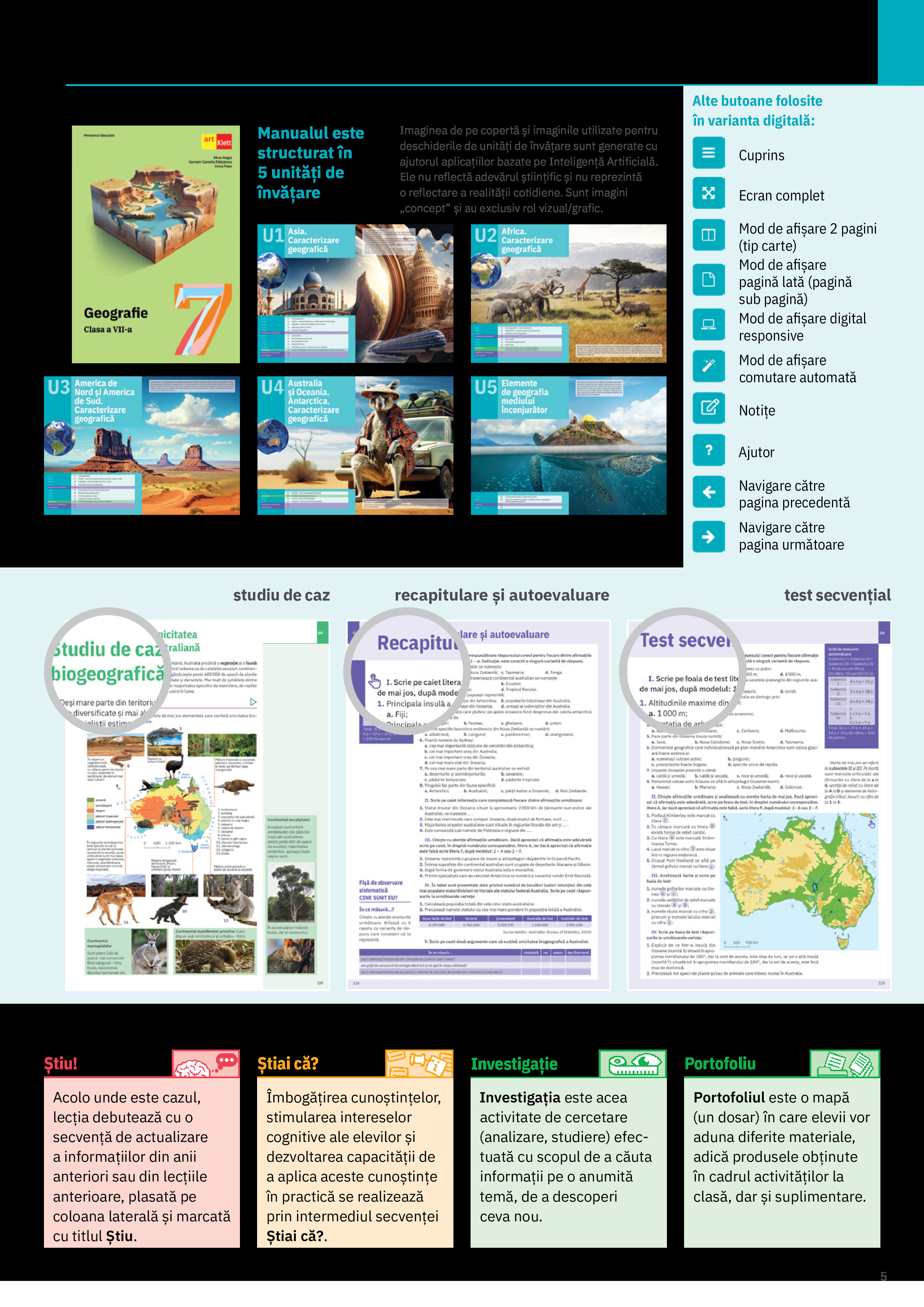 Manual de Geografie - Clasa a VII-a