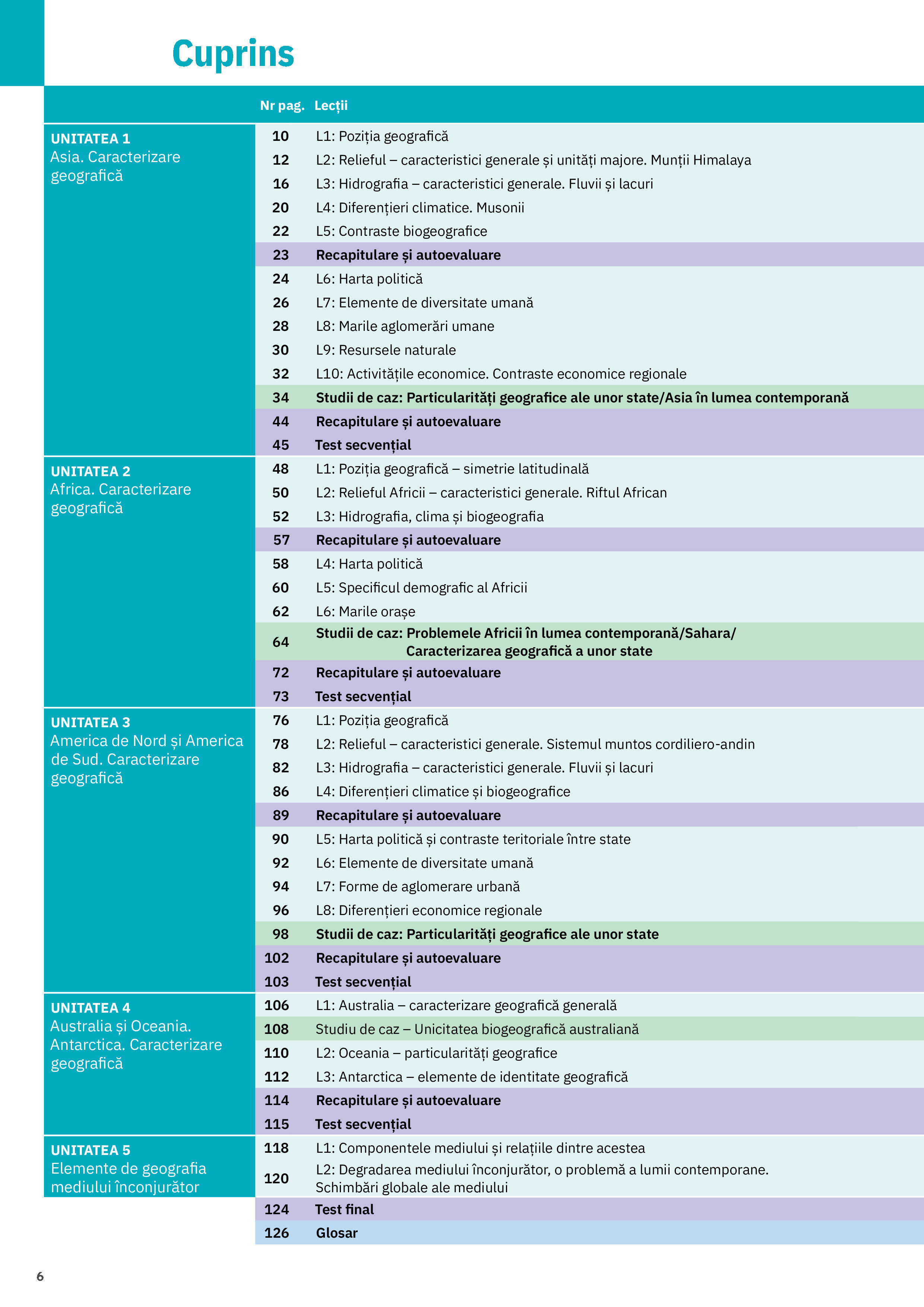 Manual de Geografie - Clasa a VII-a