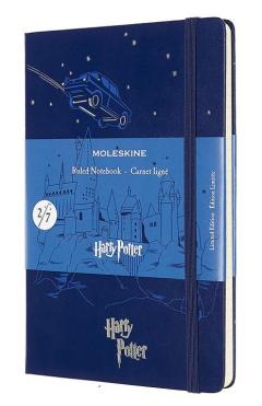 Carnet - Moleskine - Harry Potter Limited Edition - Flying Car - Royal Blue