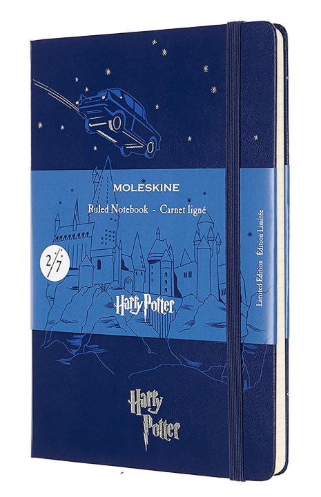 Carnet - Moleskine - Harry Potter Limited Edition - Flying Car - Royal Blue
