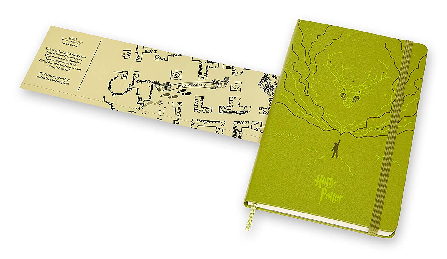 Carnet - Moleskine - Harry Potter - Expecto Patronum - Olive Green