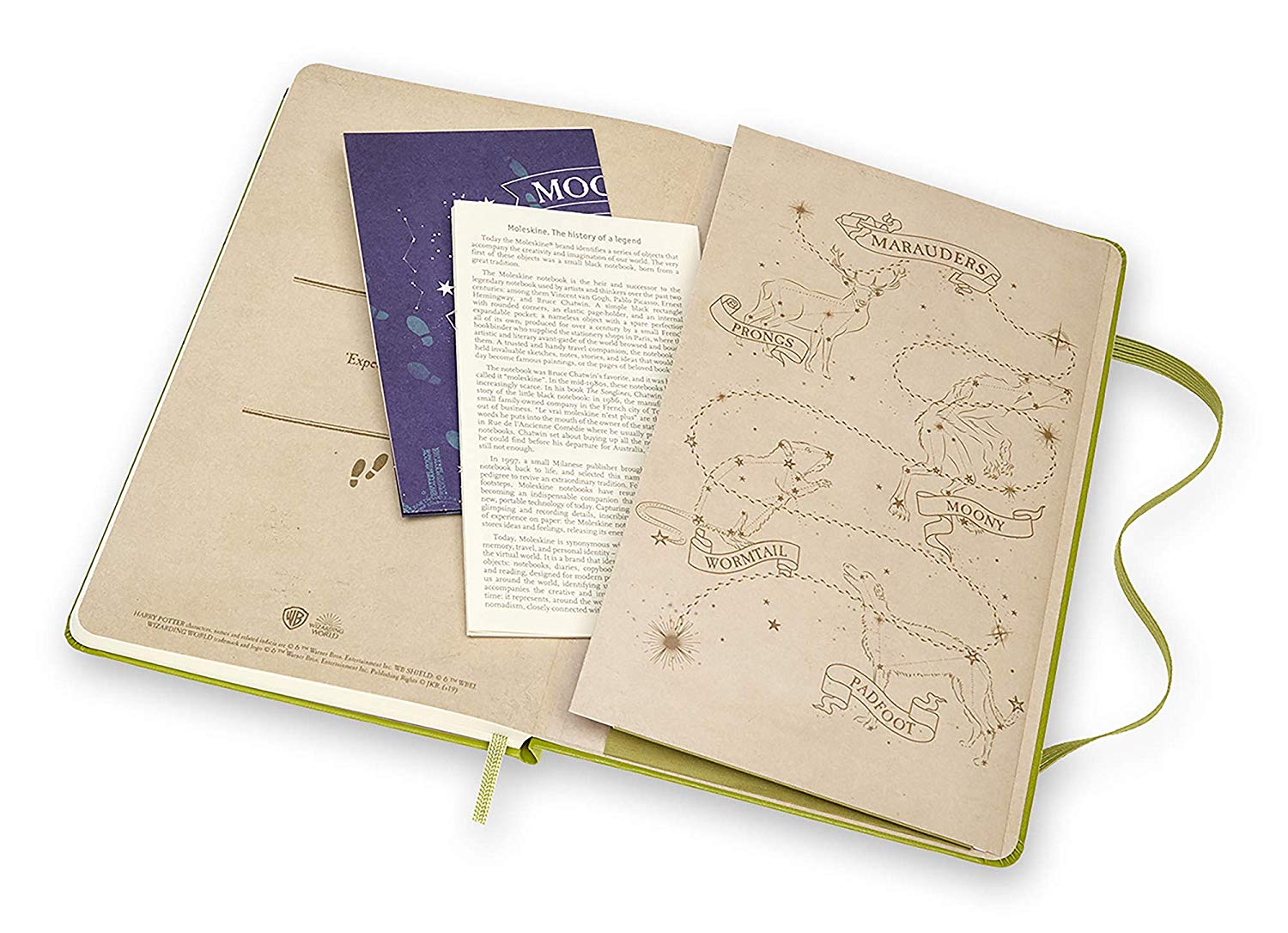 Carnet - Moleskine - Harry Potter - Expecto Patronum - Olive Green