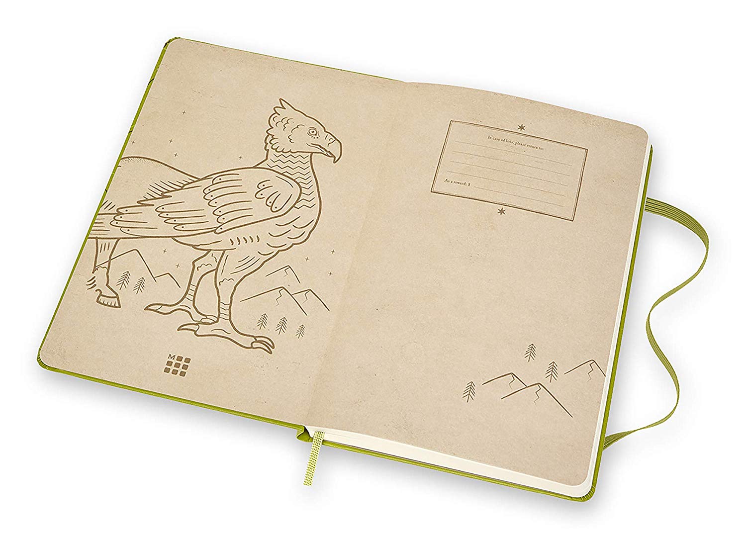 Carnet - Moleskine - Harry Potter - Expecto Patronum - Olive Green