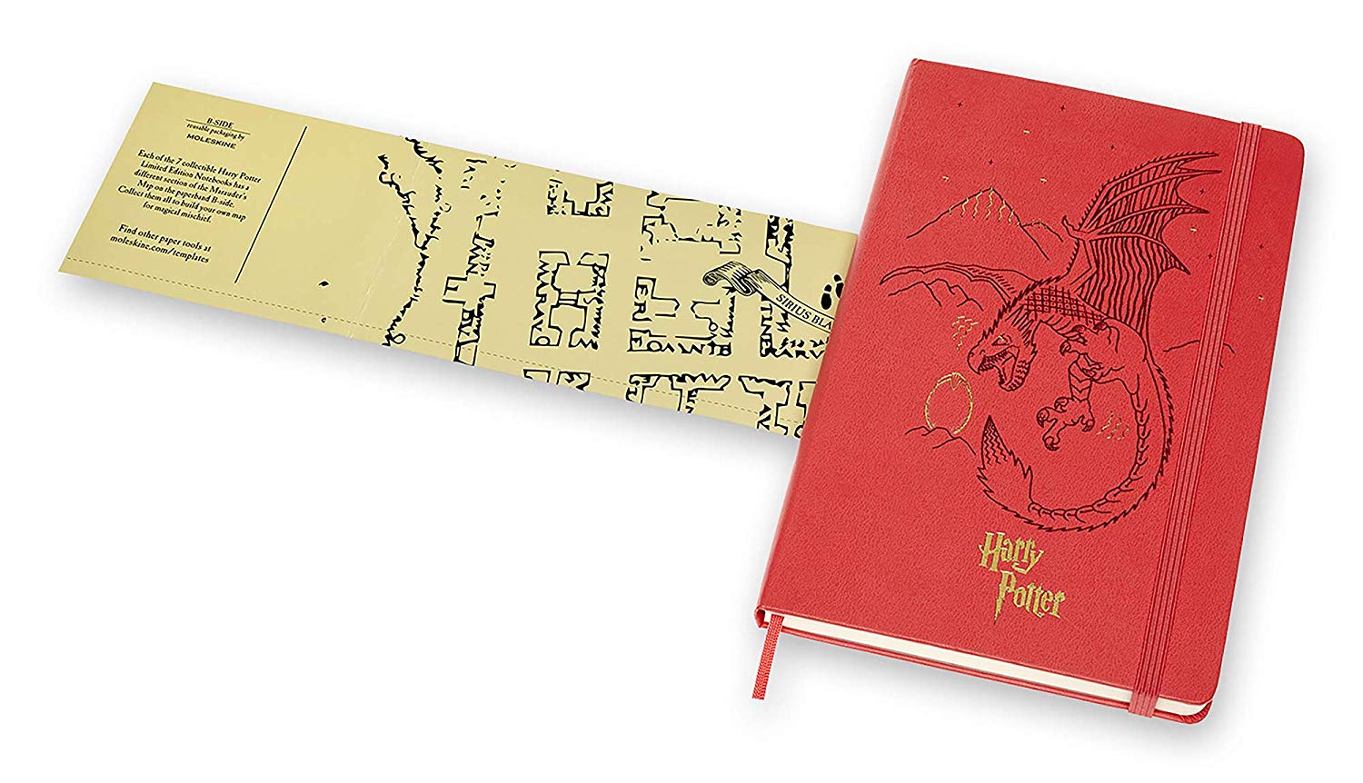 Carnet - Moleskine - Harry Potter Limited Edition - Dragon - Geranium Red