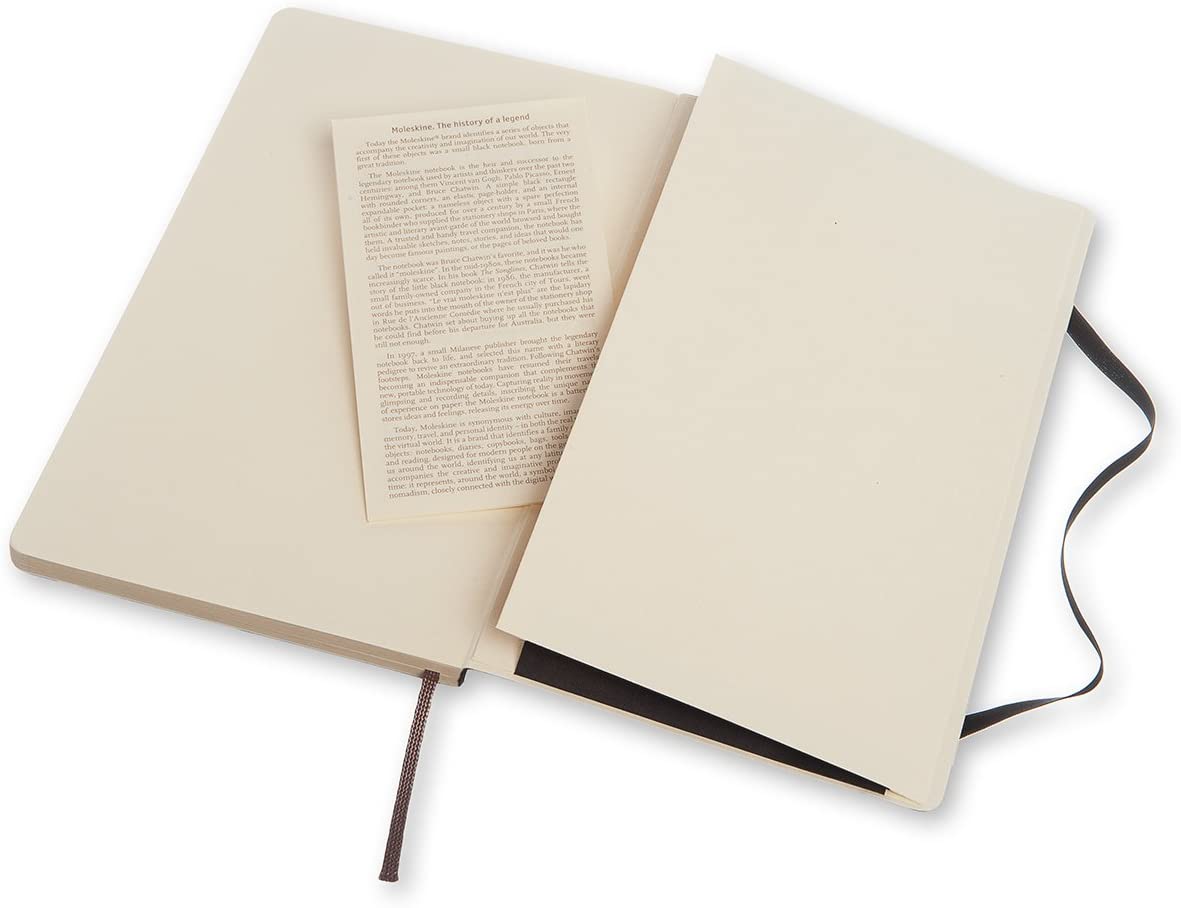 Carnet - Moleskine Classic - Large, Soft Cover, Dotted - Black