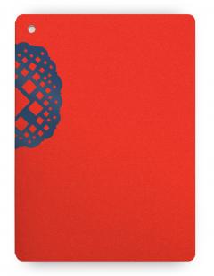 Carnet - Blue on Red Wraparound