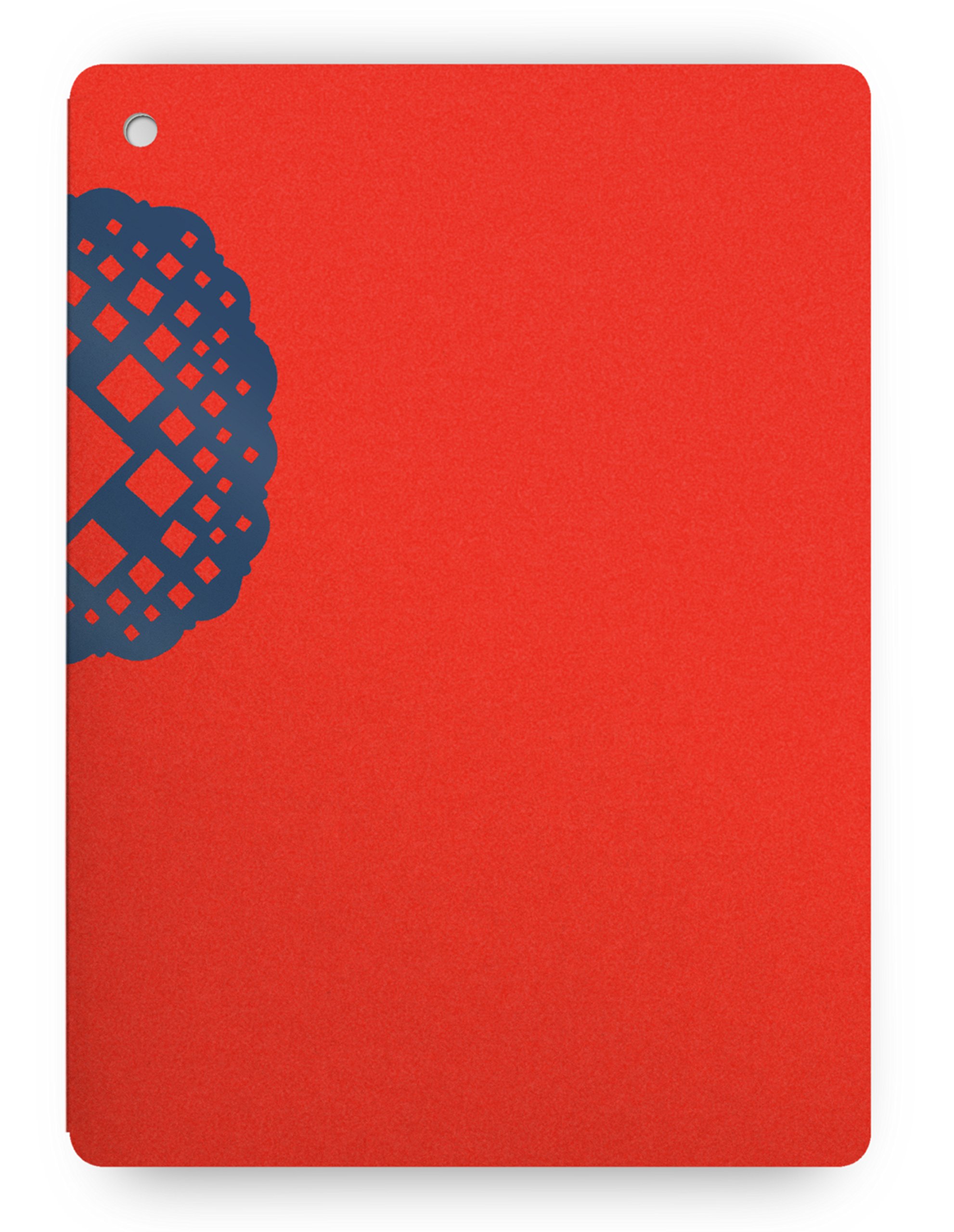 Carnet - Blue on Red Wraparound