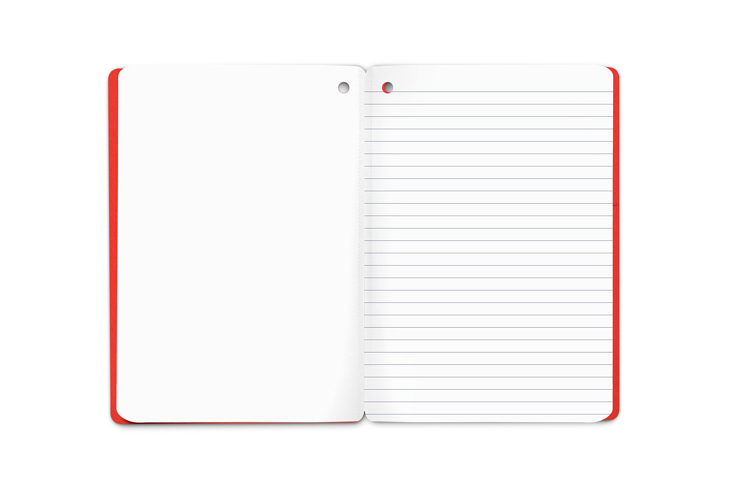 Carnet - Blue on Red Wraparound